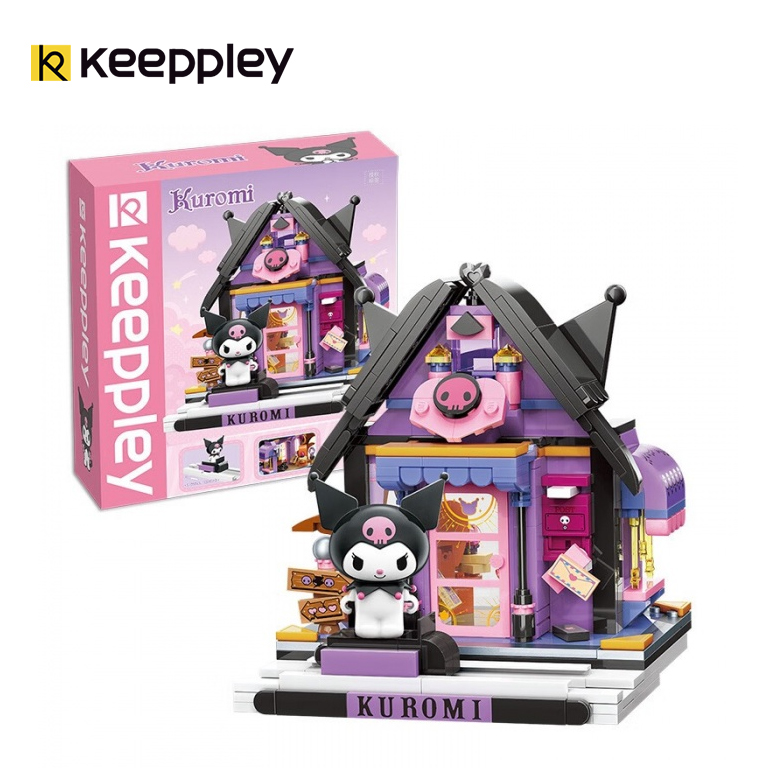 (สินค้าลิขสิทธิ์แท้) ชุดตัวต่อการ์ตูน Kuromi x Keeppley