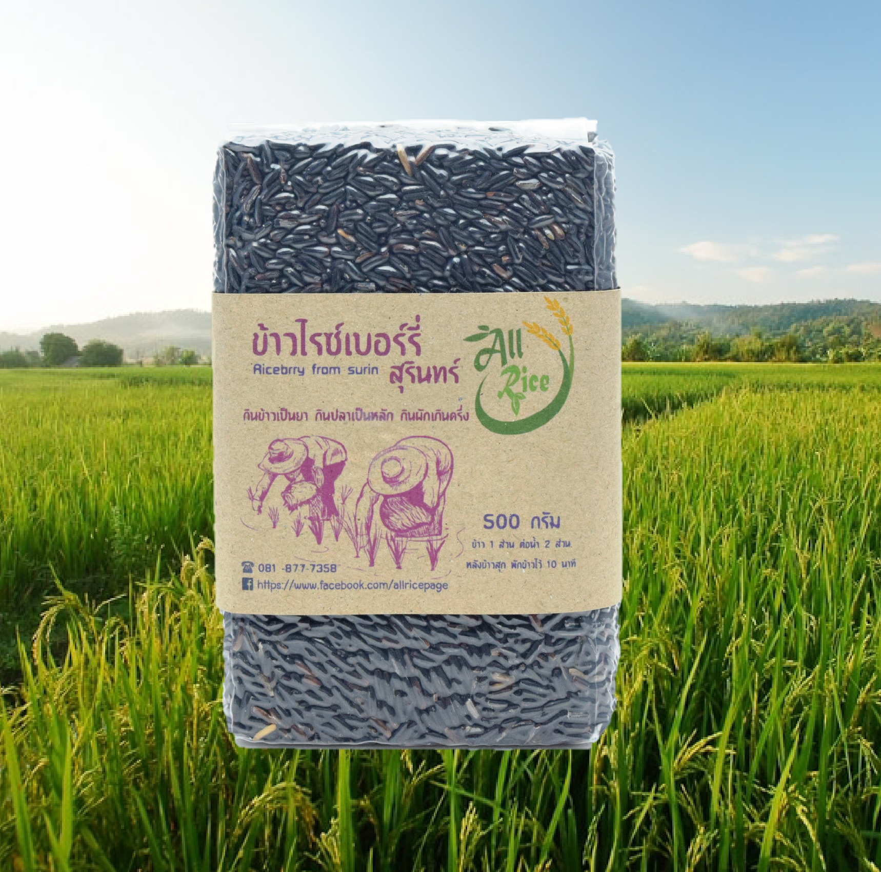 ข้าวไรซ์เบอร์รี่ 500 กรัม