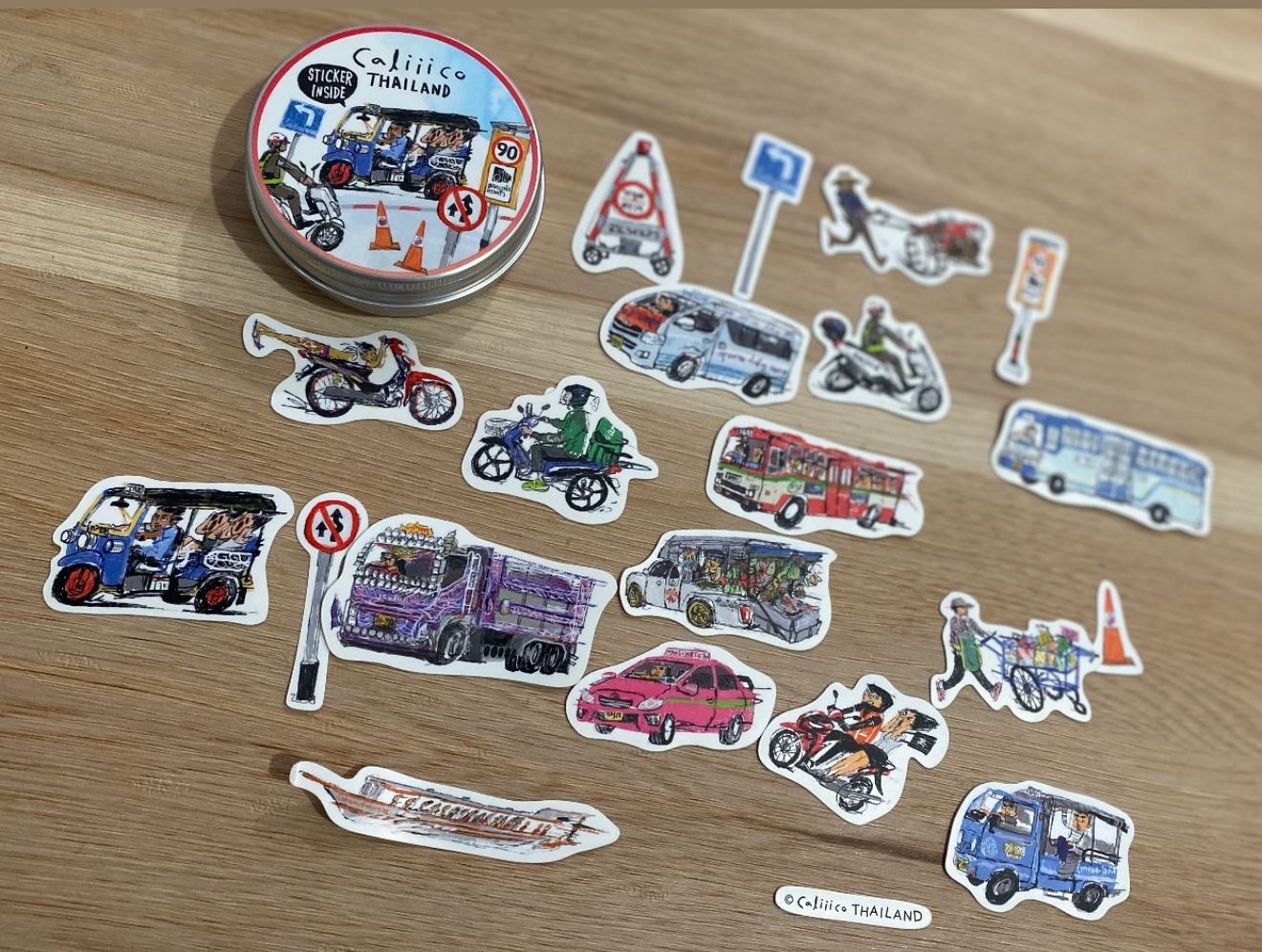 Sticker box THAILAND Too fast 2