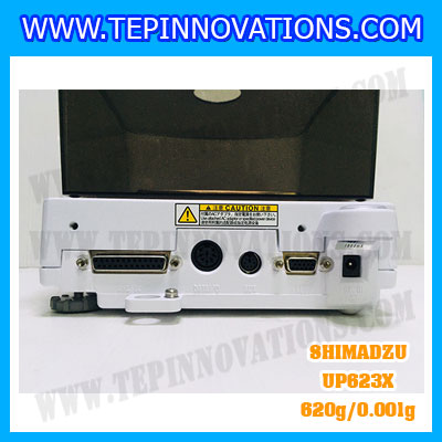 เครื่องชั่งดิจิตอล ทศนิยม 3 ตำแหน่ง รุ่น UP623X 620gx0.001g เครื่องชั่งละเอียดสูง620g เครื่องชั่งน้ำหนัก620g ตาชั่ง620กรัม พิกัดน้ำหนัก 620g ความละเอียด 0.001g ยี่ห้อ SHIMADZU รุ่น UP623X
