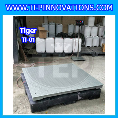 เครื่องชั่งน้ำหนัก5000กิโลกรัม เครื่องชั่งวางพื้น5ตัน เครื่องชั่งน้ำหนัก5ตัน เครื่องชั่งน้ำหนักตั้งพื้นดิจิตอล5000กิโลกรัม ตาชั่งน้ำหนัก5ตัน เครื่องชั่งTIGER รุ่น TI-01 ความละเอียด1000กรัม ขนาดแท่น 200x200cm.