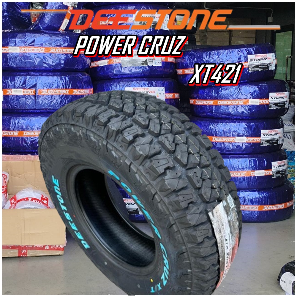ยางรถยนต์ ขนาด 285/75R16 ,235/75R15 ,265/75R16 ,31x10.50R15 ,245/75R16 ,265/60R18 ,265/70R16 รุ่น POWER CRUZ XT421 ยี่ห้อ Deestone (แถมจุ๊บลม)
