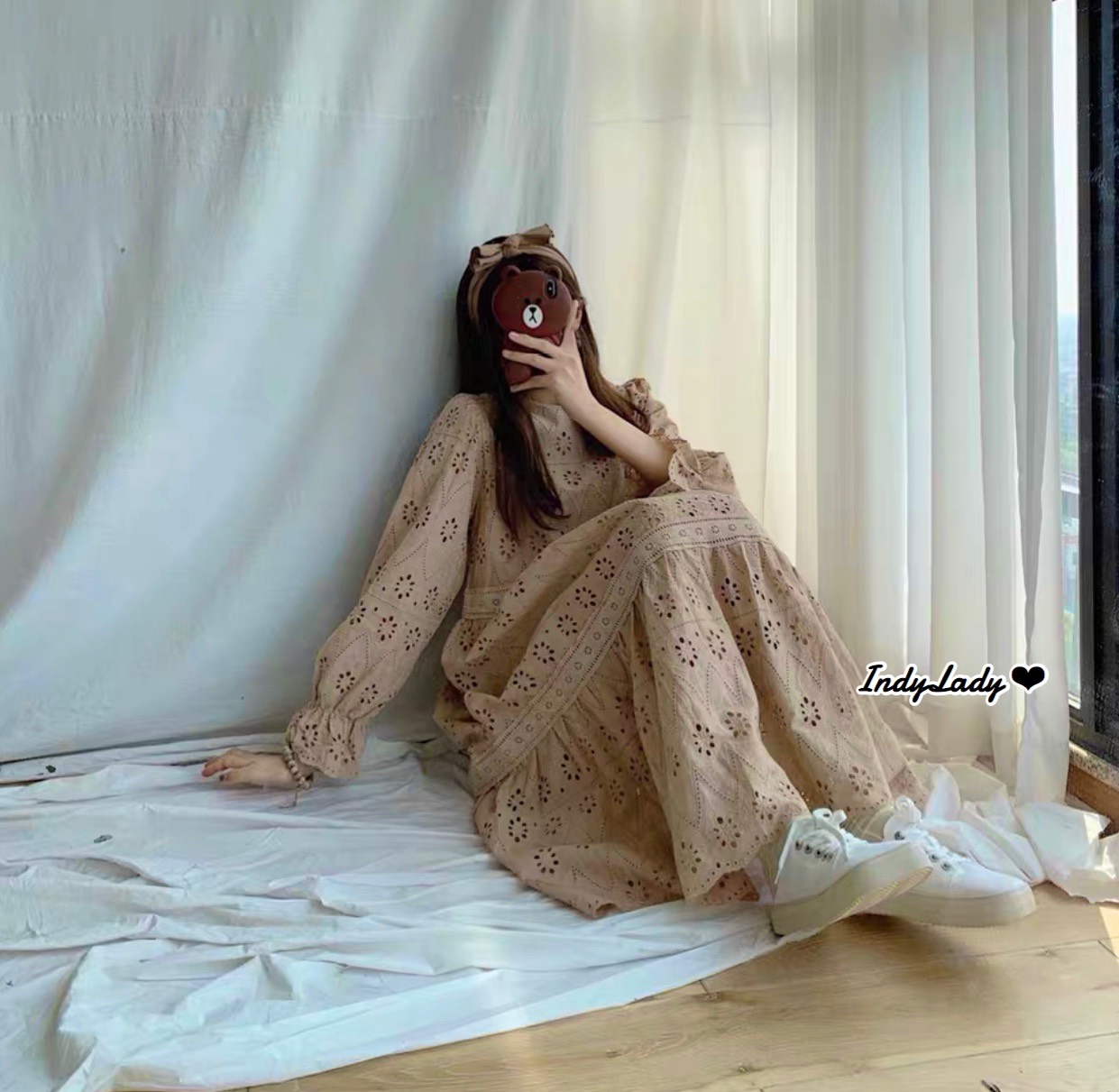 Maxi Dress งานลูกไม้ ฉลุ