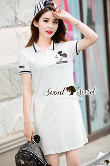 เดรสน่ารักๆ น่าใส่ด้วยทรงเดรสเชิ้ตโปโล