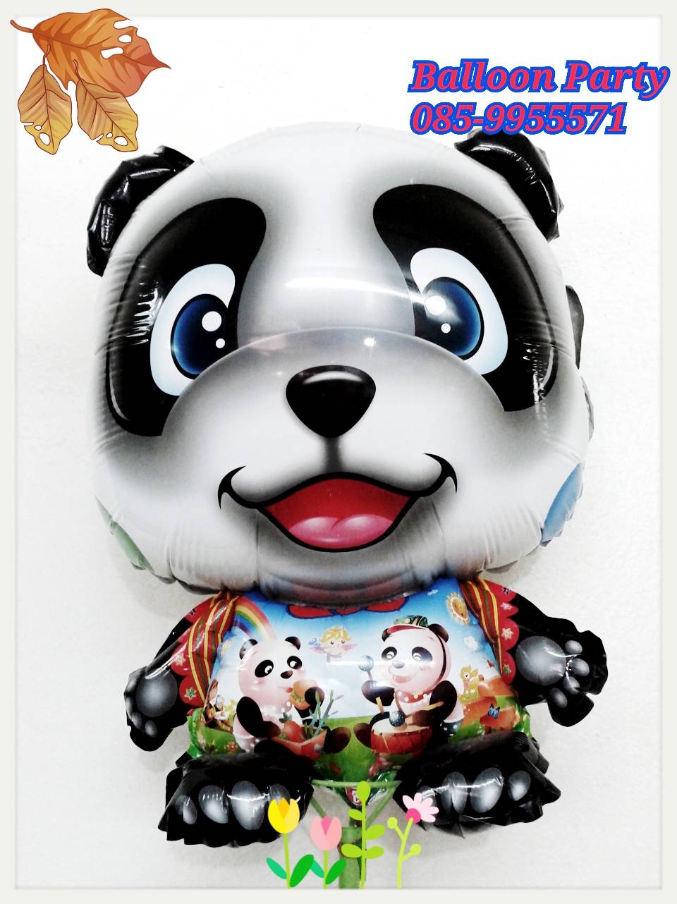 ลูกโป่งการ์ตูนรูปหมีแพนด้า Panda Balloon