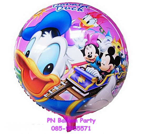 ลูกโป่งดิสนี่ย์ โดนัลดั๊กส์และเพื่อนมิกกี้เม้าส์ Donald Duck and Mickey Mouse Balloons