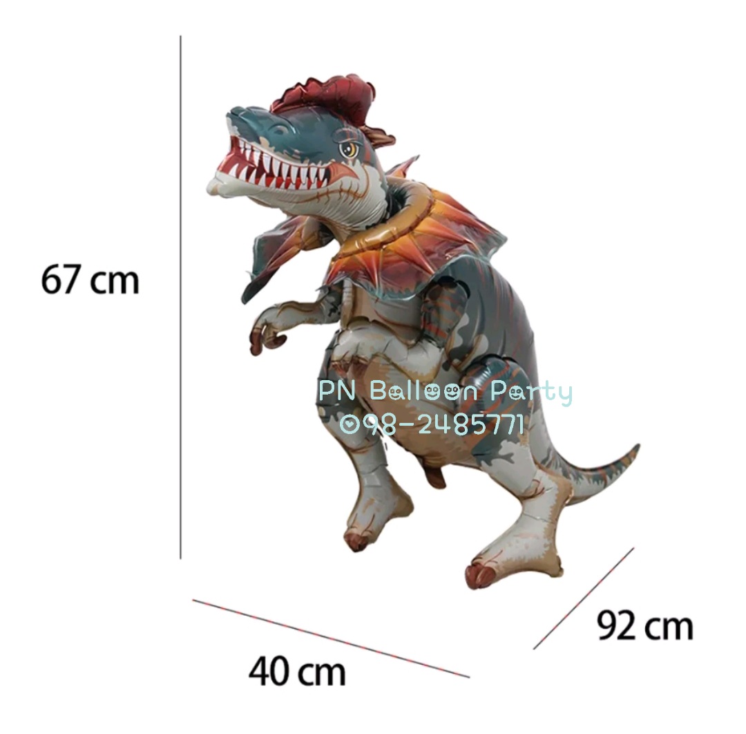 ลูกโป่งไดโนเสาร์ 4D ยืนตั้งพื้นได้ Dinosaurs Balloon