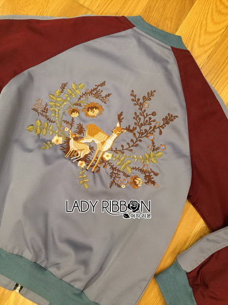 Bomber Jacket Lady Ribbon บอมเบอร์แจ็กเก็ต