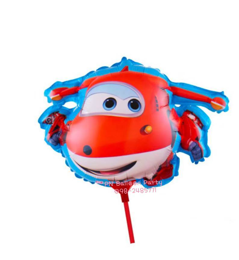 ลูกโป่งก้านเจ็ท ซุปเปอร์วิงส์ สีแดง Jet Superwing Balloon