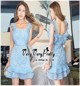 ชุดเดรสสายเดี่ยว Organza 100%