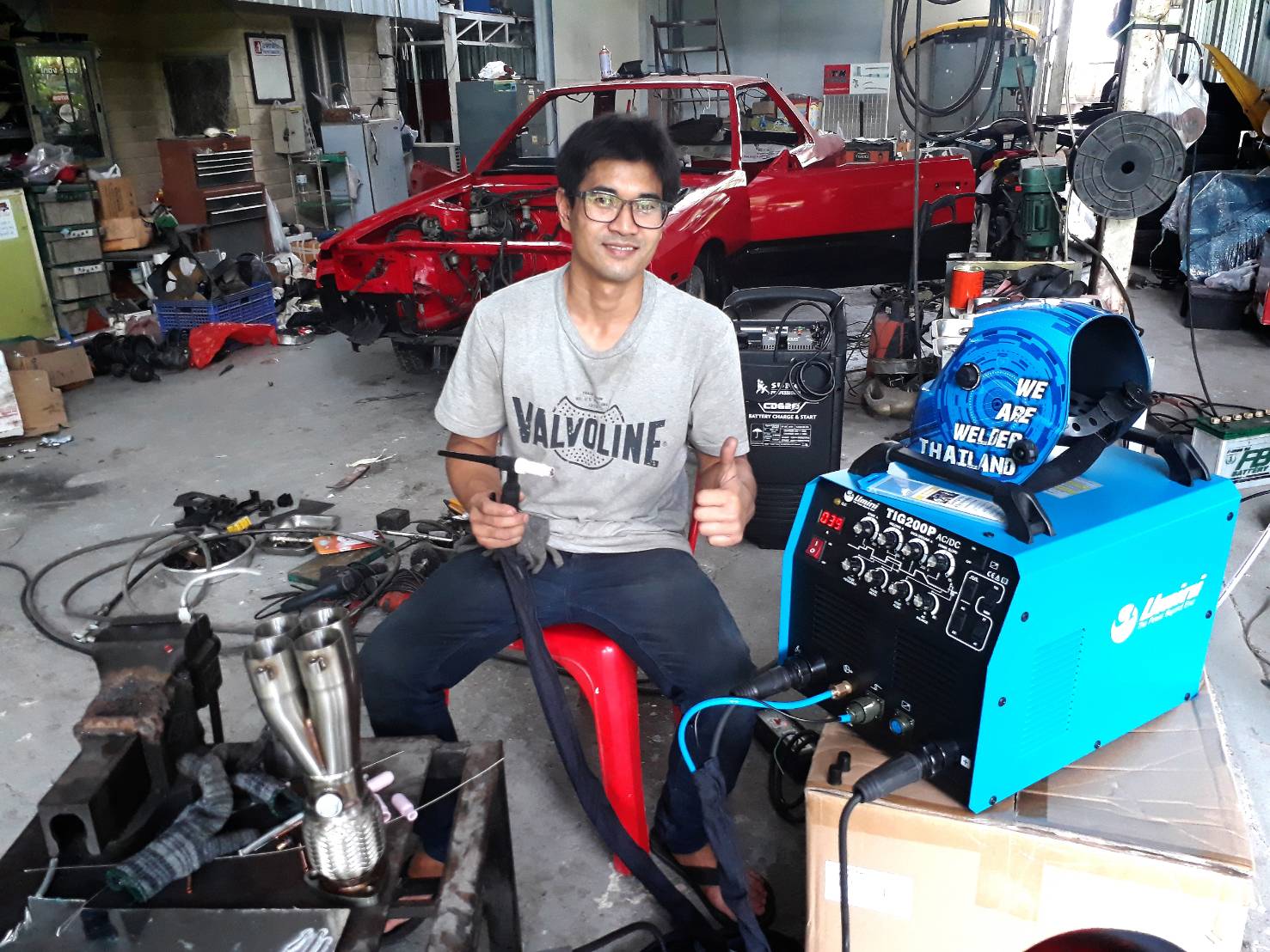 UMINIรุ่นTIG200PACDC เครื่องเชื่อมอลูมิเนียม