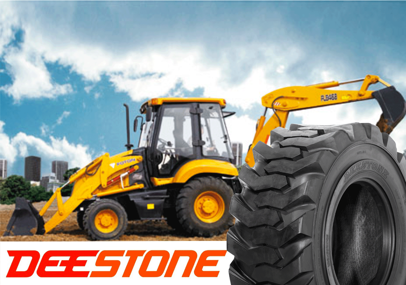 ยางรถตัก ยี่ห้อ DEESTONE รุ่น D304 TL ขนาด 27X8.50-15 ,27X10.50-15 ,12-16.5 ,10-16.5 ,15-19.5 ,14-17.5