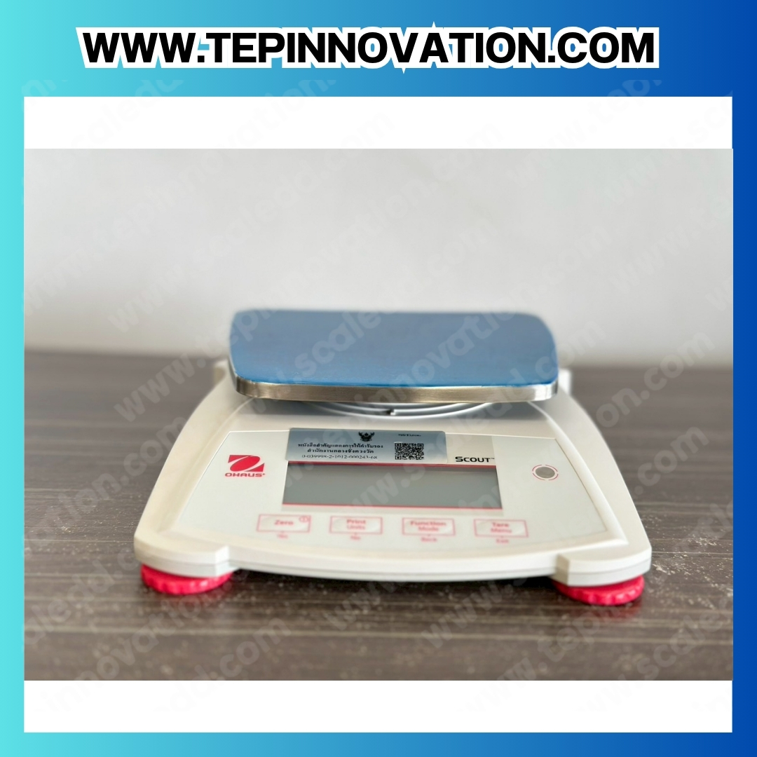 เครื่องชั่งดิจิตอล ทศนิยม 2 ตำแหน่ง พิกัด 2200g x0.01g เครื่องชั่งละเอียดสูง 2200g เครื่องชั่งน้ำหนัก 2200g ตาชั่ง 2200 กรัม พิกัดน้ำหนัก 2200 g ความละเอียด 0.01 g ยี่ห้อ OHAUS รุ่น SPX2202 (เครื่องชั่งตรวจรับรองจากสำนักงานกลางชั่งตวงวัด)