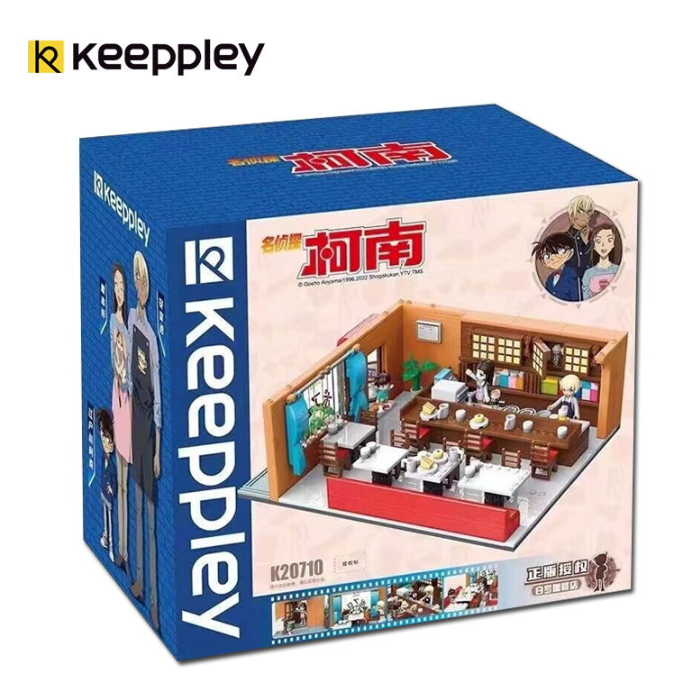 (สินค้าลิขสิทธิ์แท้) ชุดตัวต่อยอดนักสืบจิ๋ว โคนัน x Keeppley