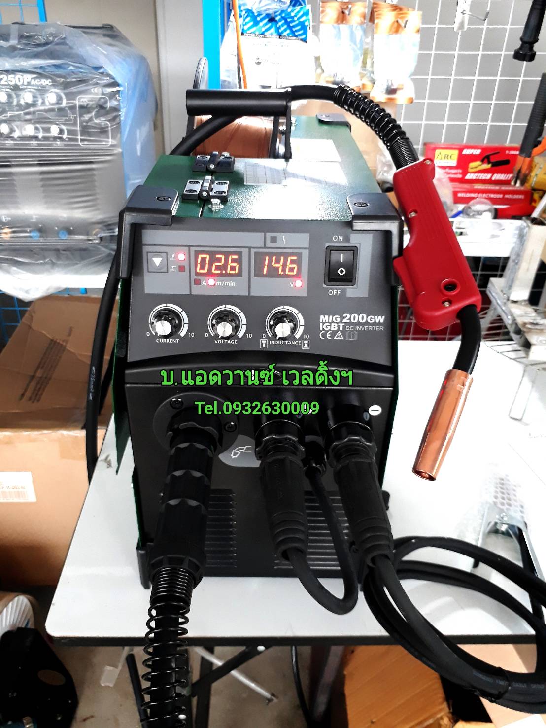 เครื่องเชื่อมซีโอทู HITRONICรุ่นMIG200GW