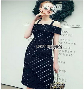 Lady Ribbon Courtney Royal Secret Dress ขายส่งเดรสลายจุด