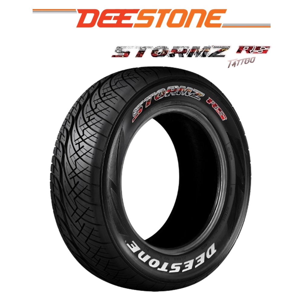 ยางรถยนต์ ขนาด 255/50R18 ,255/55R18 ,265/60R18 ,265/50R20 รุ่น STORMZ RS TATTOO ยี่ห้อ Deestone (แถมจุ๊บลม)