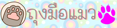 หมวกแฟชั่น ถุงมือแมว