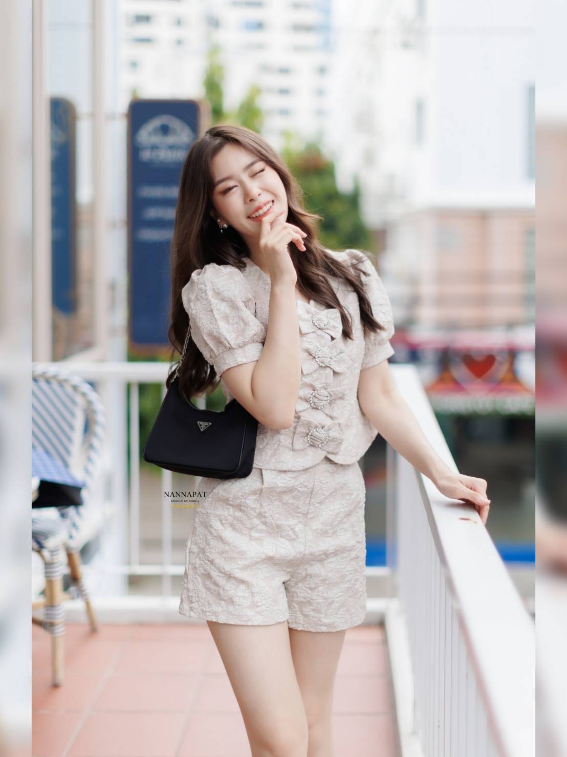 งานกระดุมีหน้า แต่งโบว์น่ารัก