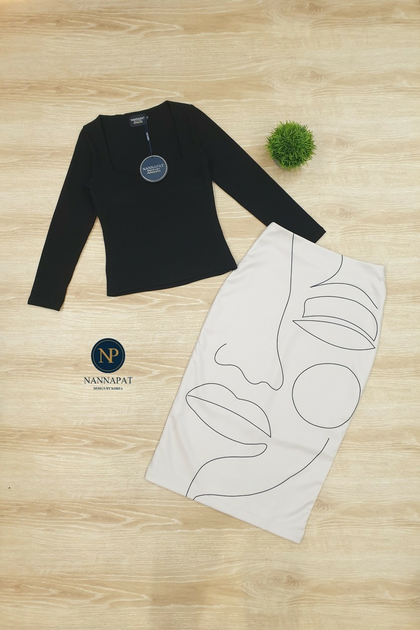 ๆ เสื้อแขนยาวผ้ายืดหนานิ่มใส่สบาย