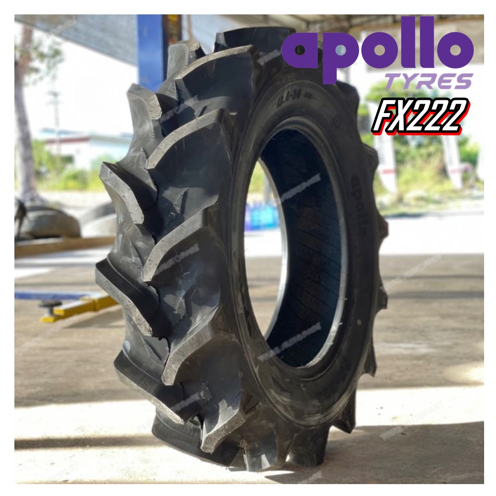 ยางรถไถ 8.3-20 รุ่น FX222 ชนิด TT 6PR ยี่ห้อ APOLLO + ยางใน Master Tr15