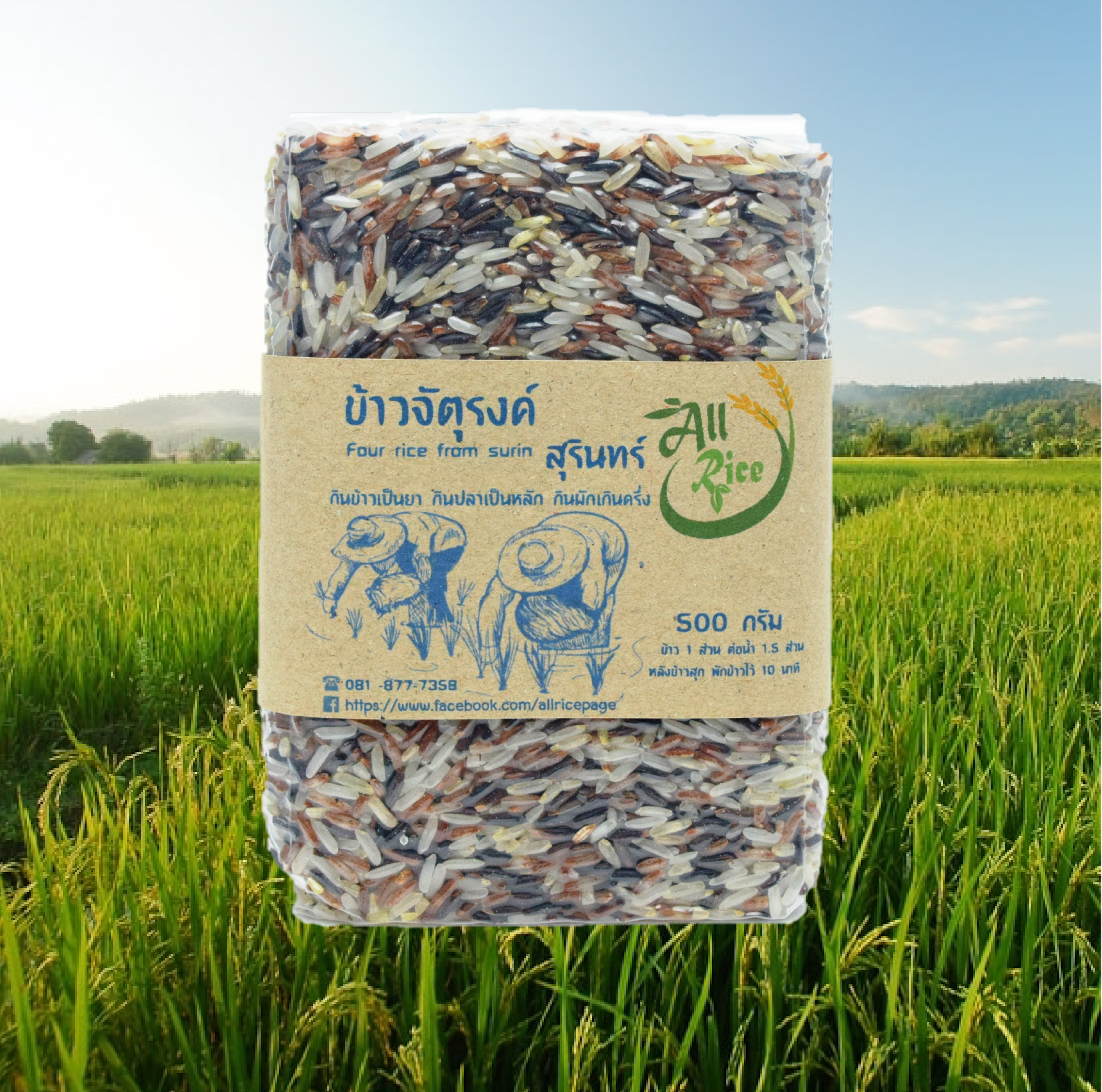 ข้าวจัตุรงค์ 500 กรัม