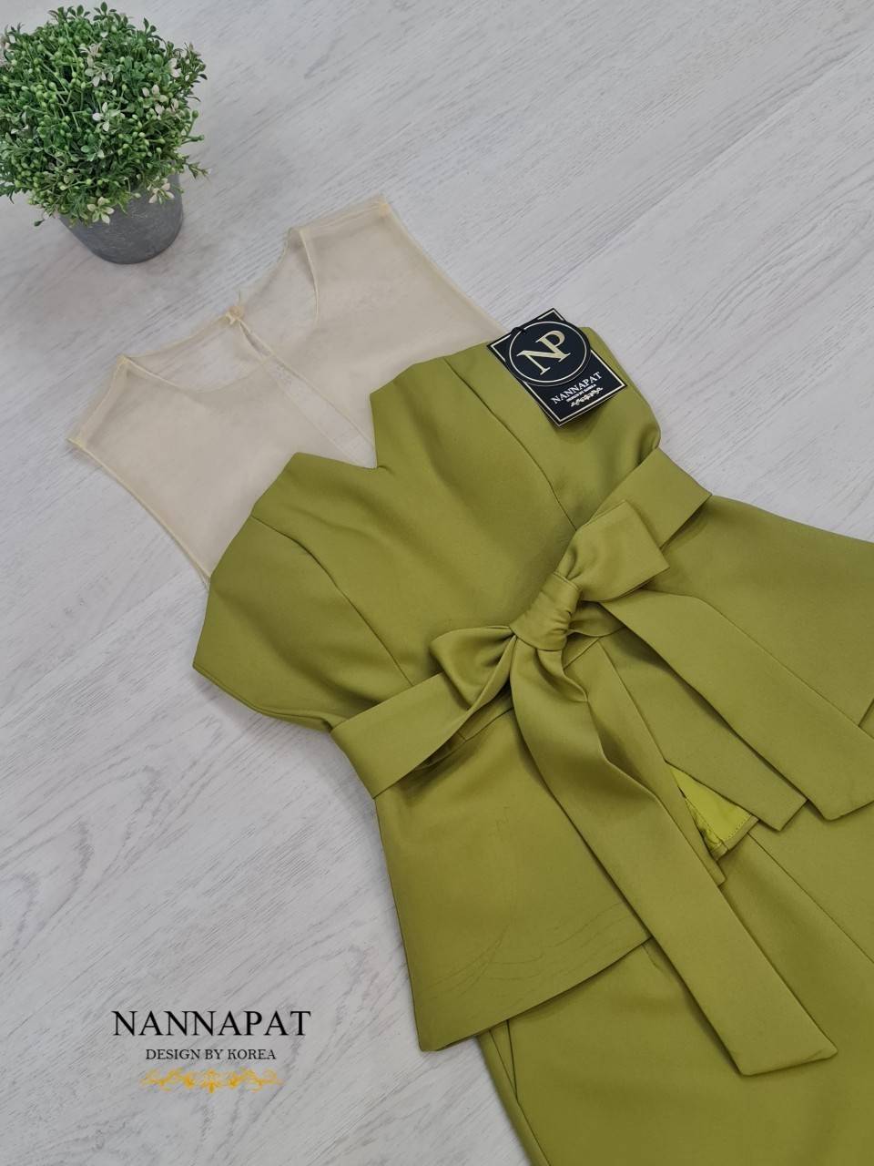 ผ้าซีทรู กางเกงมีกระเป๋าข้าง