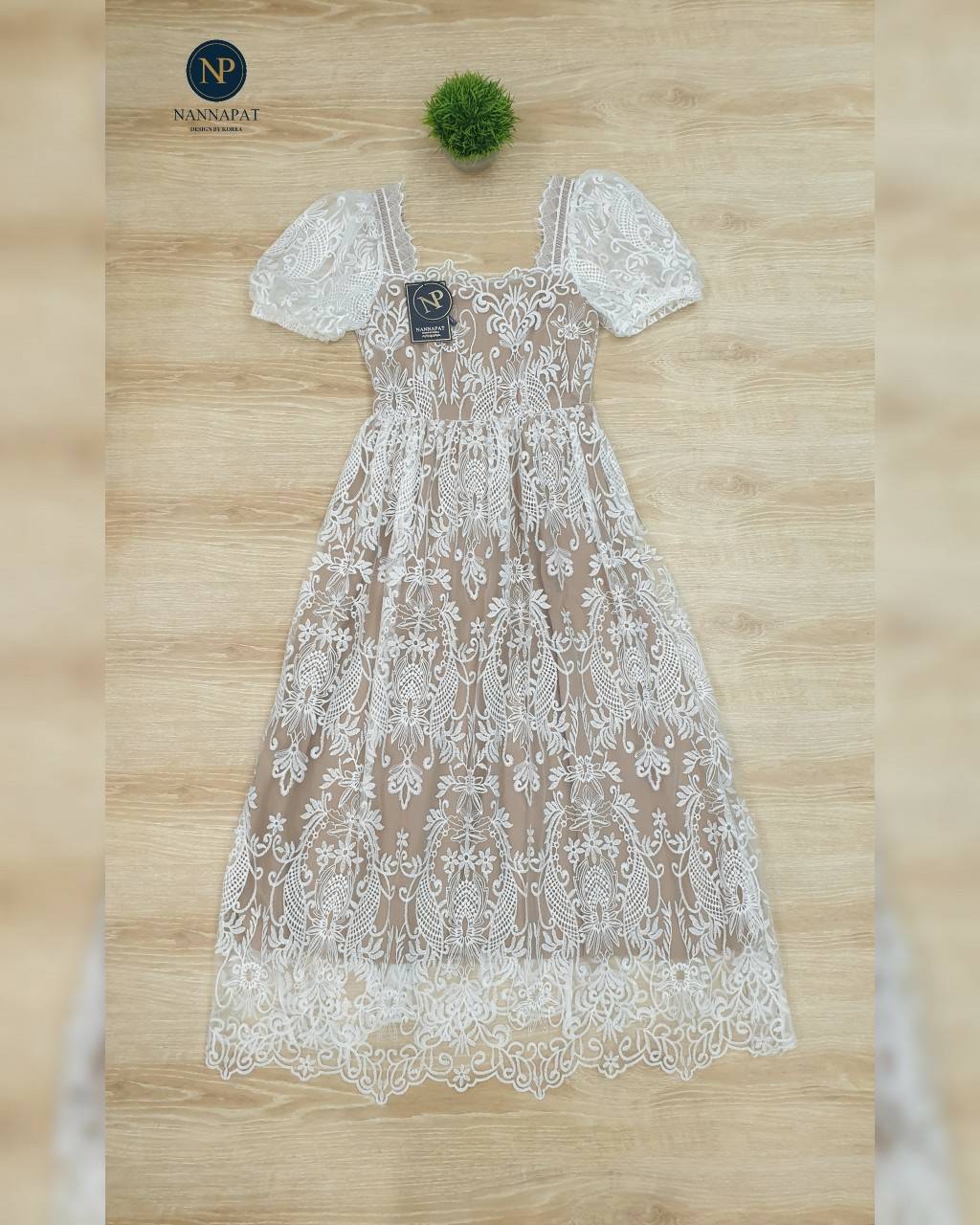 เดรสซิปหลังแขนตุ๊กตาใส่ไปวัดทำบุญ