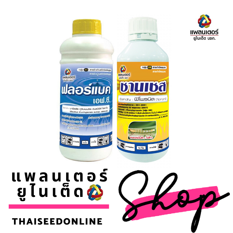 PTU คู่ผักใบ ซานเชส 500 ซีซี + ฟลอร์แบค 500 ซีซี แพลนเตอร์ ยูไนเต็ด