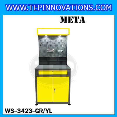 โต๊ะทำงานพร้อมเก็บเครื่องมือ Workstation Knockdown รุ่น WS-3423