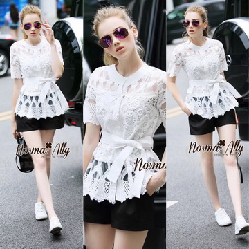 Lady Ribbon Online เสื้อผ้าออนไลน์ online ขายส่ง เลดี้ริบบอน Normal Ally NA09280716 🎉Normal Ally Present elegant premium shirt and boutique