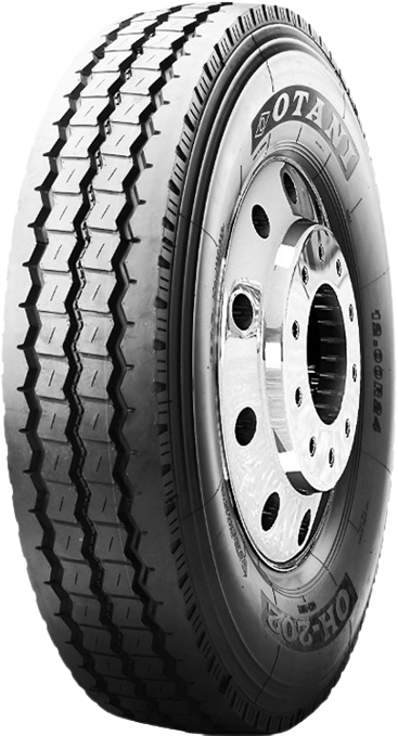 ยางรถบรรทุก เรเดียล TBR ยี่ห้อ OTANI รุ่น OH202 ขนาด 12.00R24 ( 1 ชุด นอก+ใน+รอง )