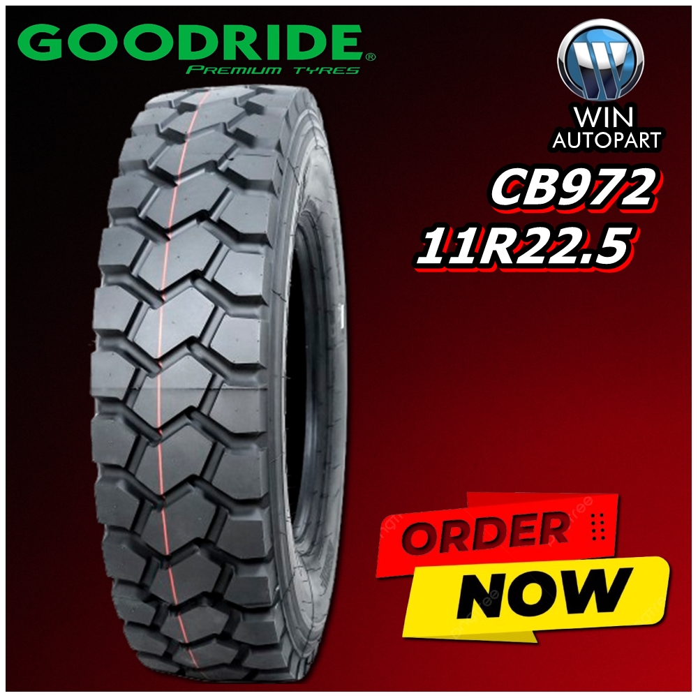 ยางรถบรรทุก เรเดียล ขนาด 11R22.5 รุ่น CB972 ยี่ห้อ GOODRIDE