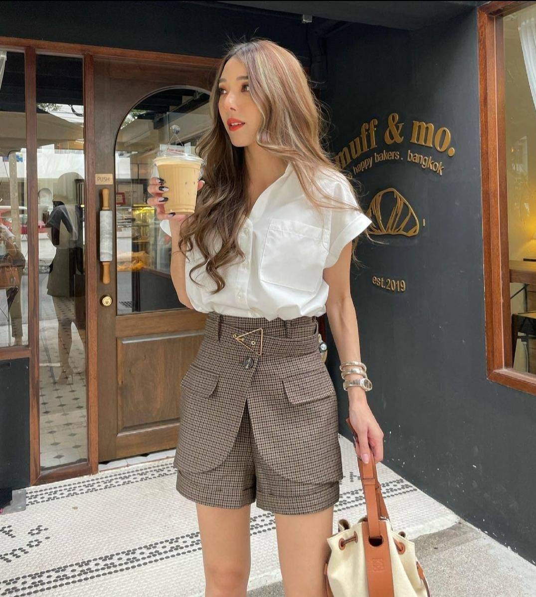 เสื้อเชิ้ตผ้านุ่มใส่สบาย กระดุมหน้า