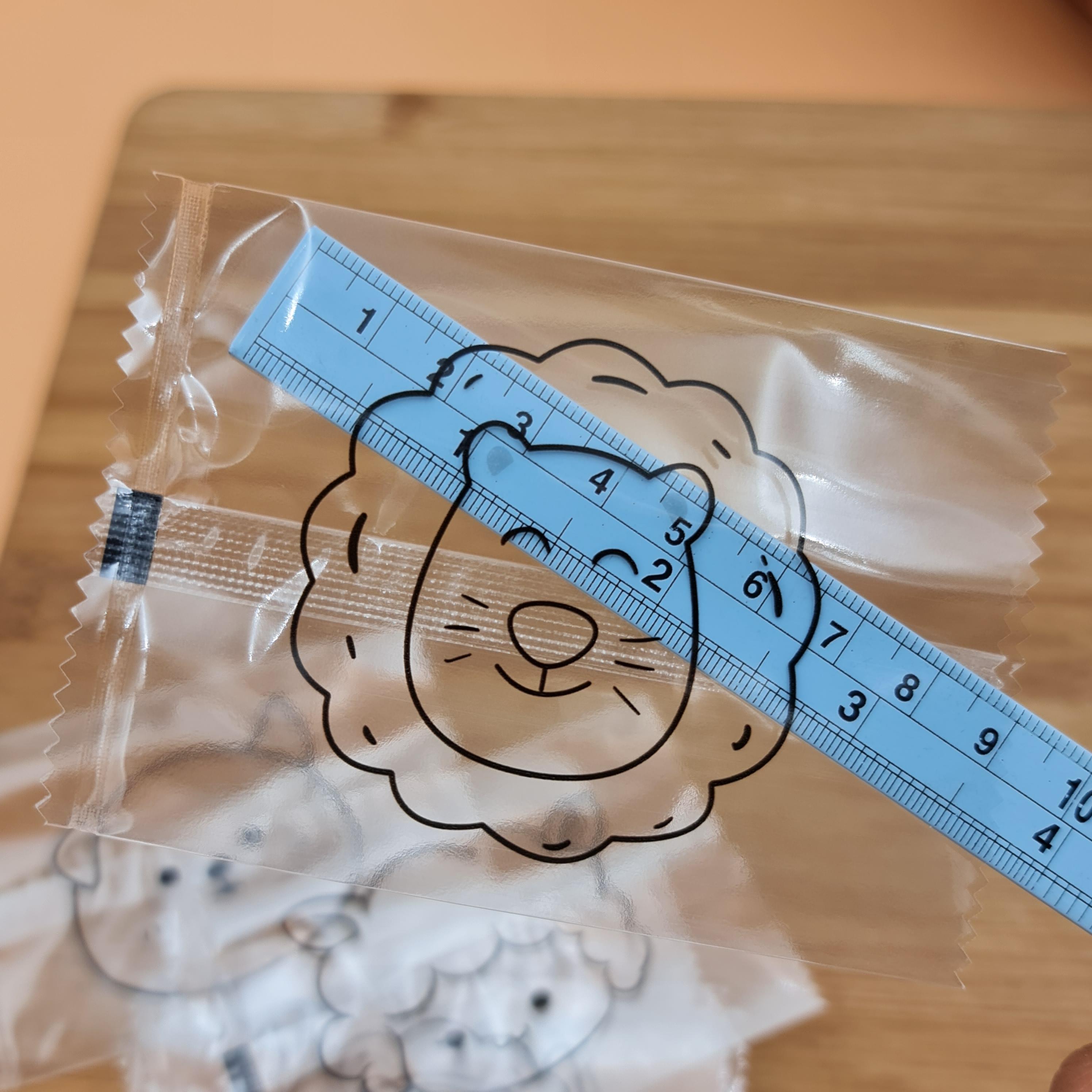 ถุงซีล 7×10cm. คละ6ลาย สารพัดสัตว์ ~96-100ใบ/แพ๊ค ถุงคุ๊กกี้ ถุงขนม ซองซีล ถุงพลาสติก bbpo j12 เจริญ12