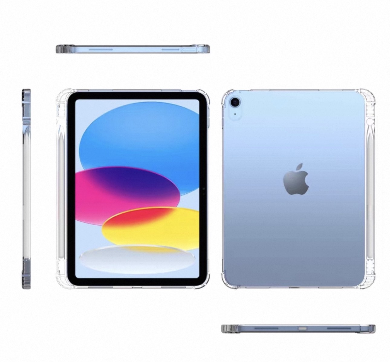 เคส iPad Air 6/7 11" (2024/2025) - เคสซิลิโคนใส (มีที่เก็บปากกา Apple Pencil)