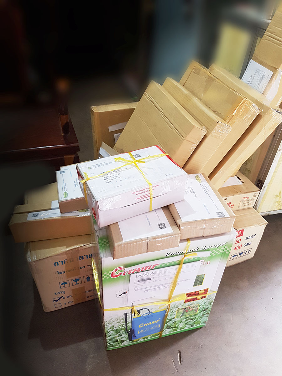 ส่งของ