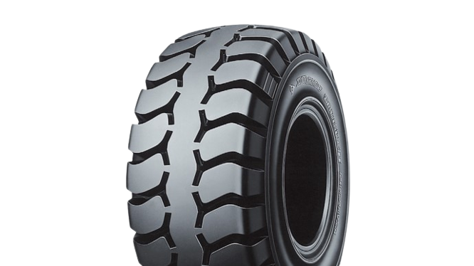 ยางรถโฟล์คลิฟท์ รุ่น ELECSAVER ชนิด ยางตัน ยี่ห้อ Dunlop ขนาด 28X9-15 , 23X9-10 , 21X9-10 , 18X7-8