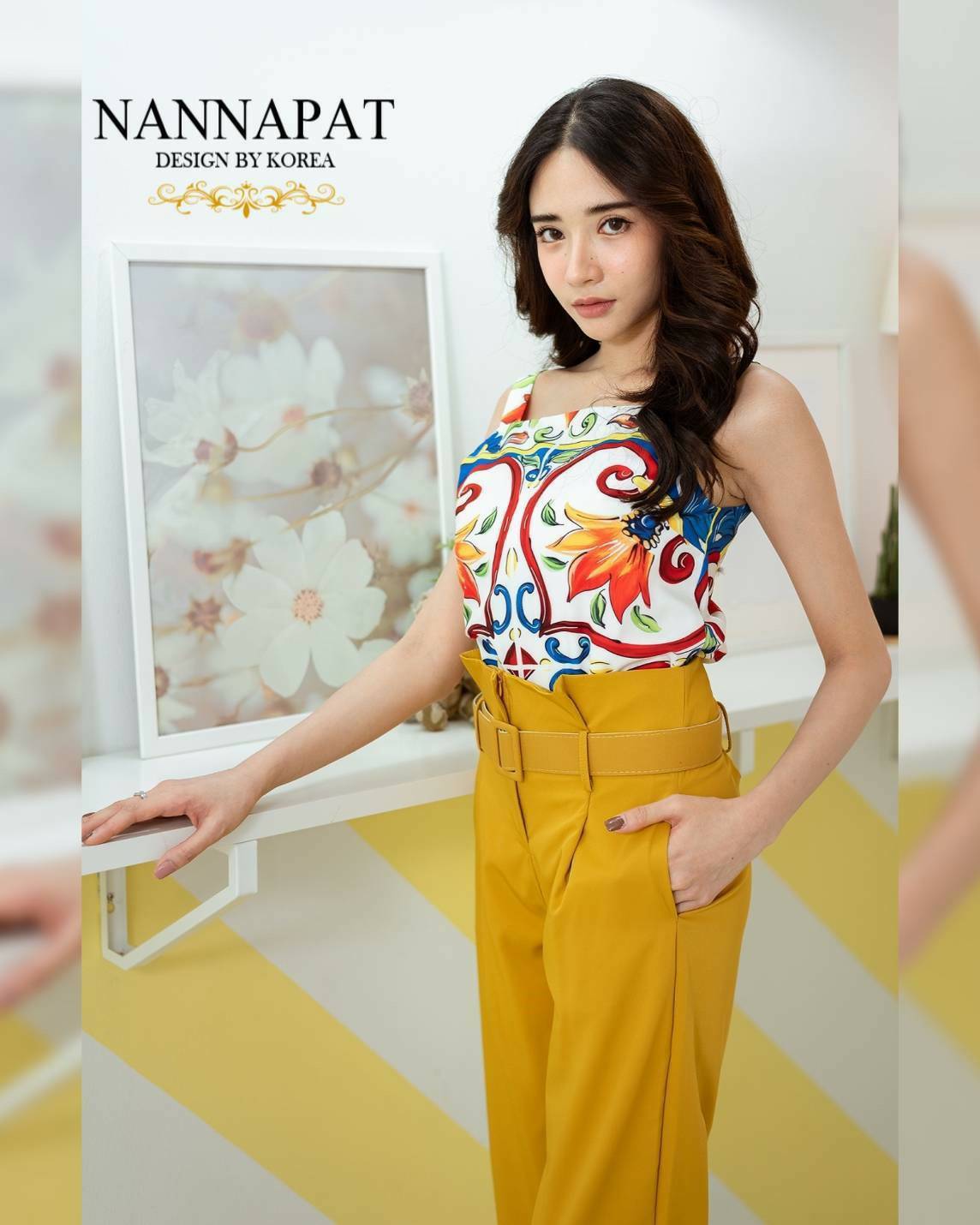 เสื้อกางเกงงานจับแมชเสื้อสกีนลายเก๋