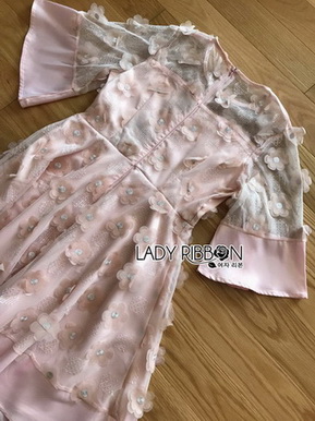 Baby Pink Mini Cocktail Dress