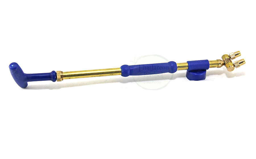 กระบอกฉีดน้ำ/ปืนพ่นน้ำ แรงดันสูง หัวทองเหลือง 2 หัว ปรับระดับได้ ใส่ขวดน้ำ