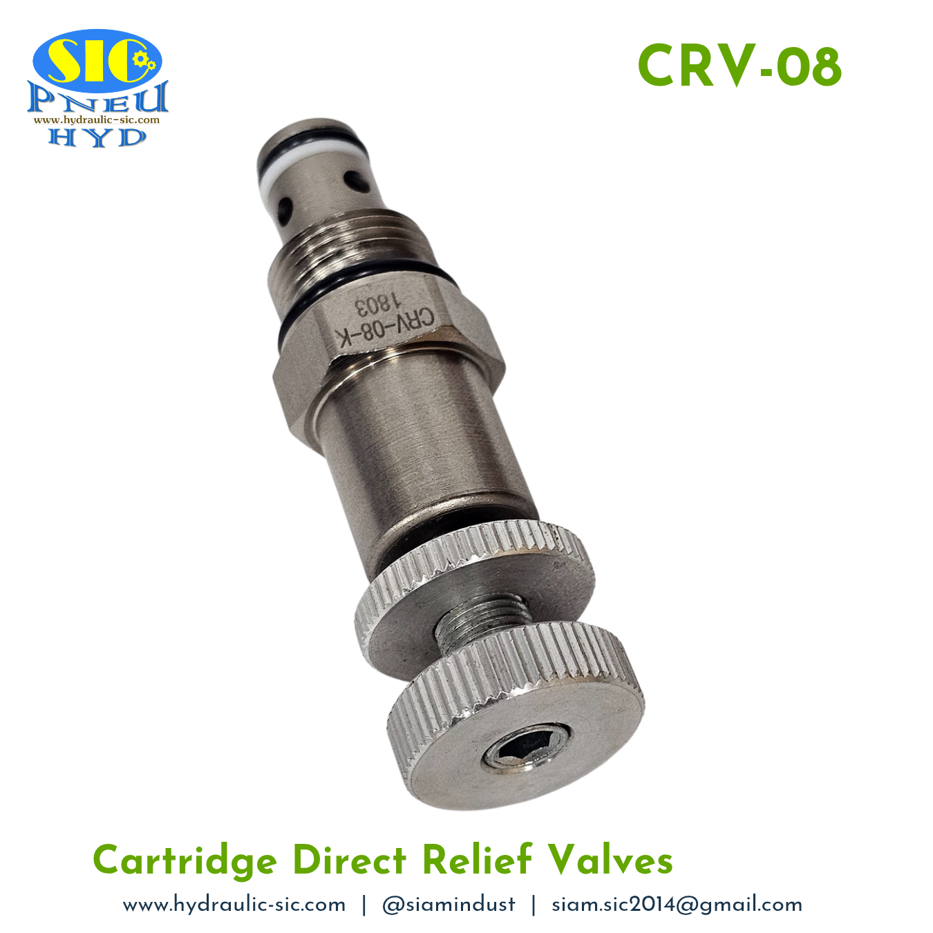 YF-10 , YF-08 : Cartridge Direct Relief Valve YOUQUEN