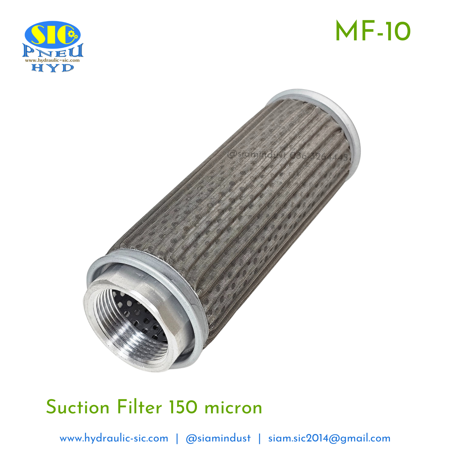 กรองไฮดรอลิค MF-04,MF-06,MF-08,MF-10,MF-12,MF-16 กรองขาดูด Suction Filter : POKE