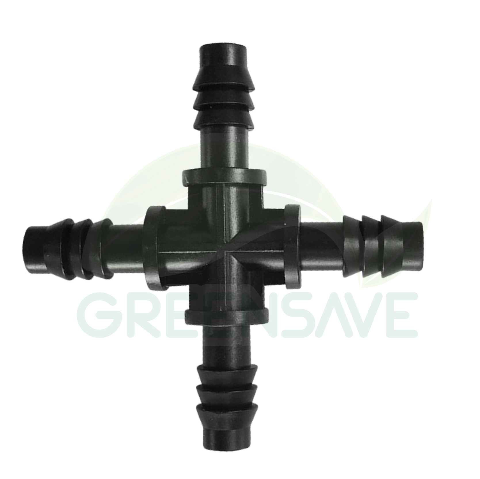 ข้อต่อสายไมโคร สี่ทาง ขนาด 8/12 mm (แพ็ค 20 ชิ้น)