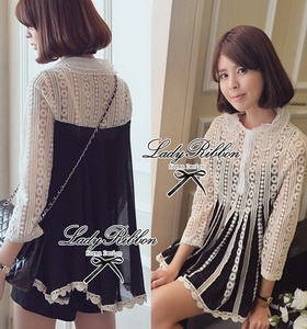Lady Ribbon Long-sleeve Blouse