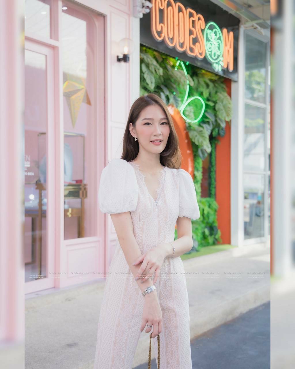 เสื้อซิปหลังแขนตุ๊กตาน่ารัก