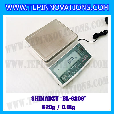 เครื่องชั่งดิจิตอลทศนิยม2ตำแหน่ง BL-620S พิกัด 620g x 0.01g เครื่องชั่งละเอียดสูง620g เครื่องชั่งน้ำหนัก620g ตาชั่ง620กรัม ตาชั่งน้ำหนัก620g ยี่ห้อ SHIMADZU รุ่น BL-620S