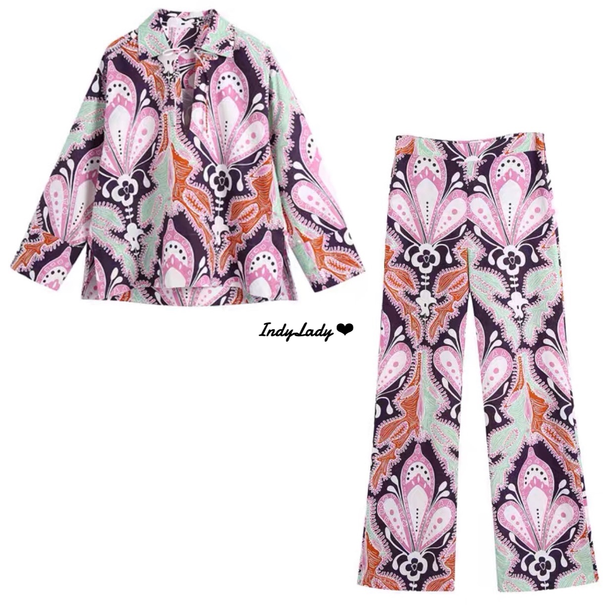 SET Zara เสื้อ+กางเกงขายาว