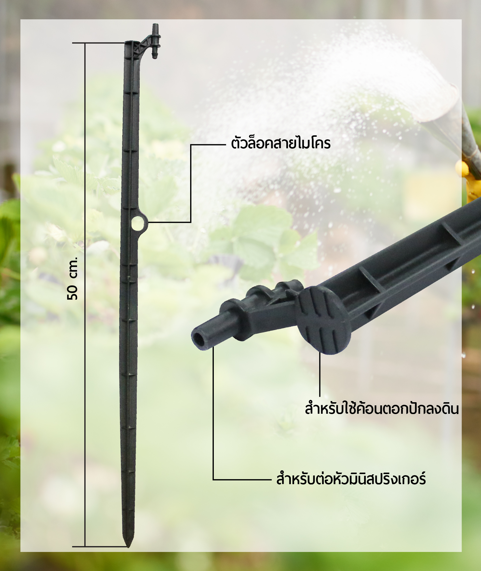 ขาปักมินิสปริงเกอร์ 50 cm