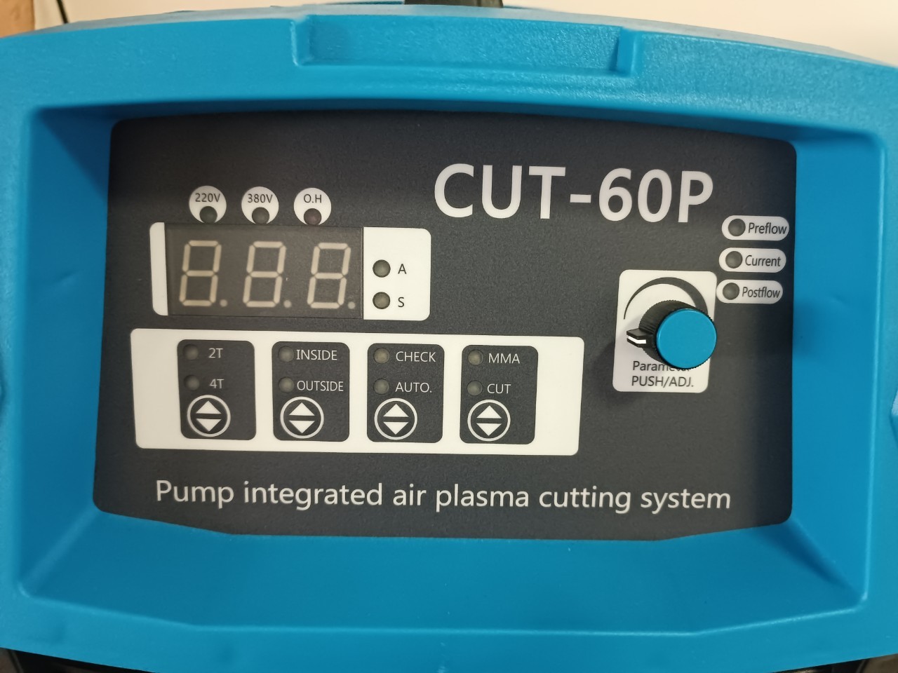 เครื่องตัดพลาสม่าปั้มลมในตัวCUT60P AIR PUMP INTEGRATED AIR PLASMA CUTTING SYSTEM